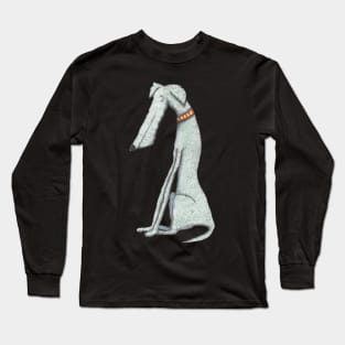 Dog; Lurcher, Scottish Deer Hound, That's a big dog! Long Sleeve T-Shirt